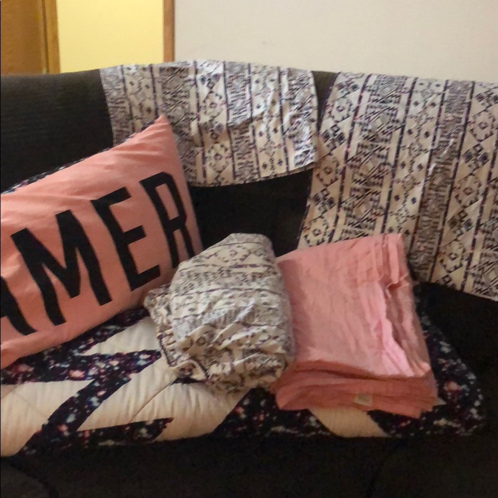 Victoria Secret Pink Rare Galaxy bedset